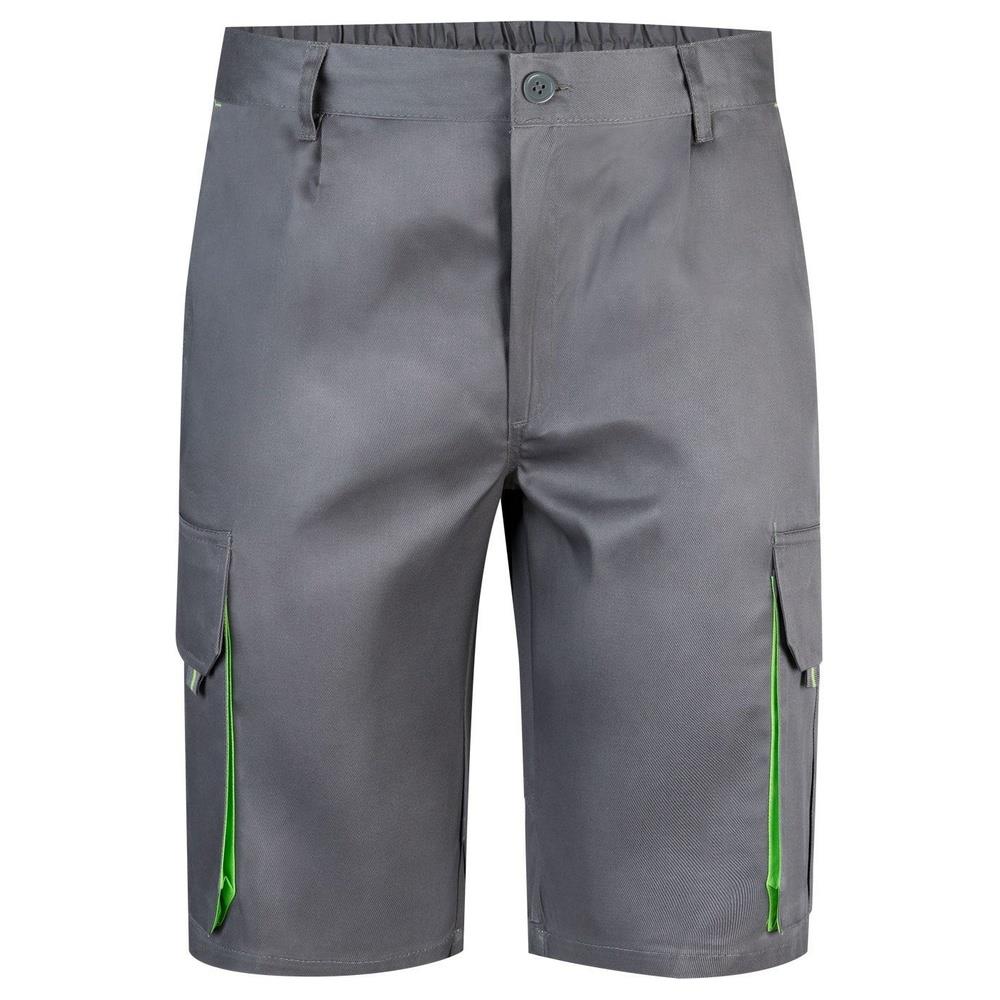 bermuda velilla multitasche total match cod 103007 grigio/chartreuse 34