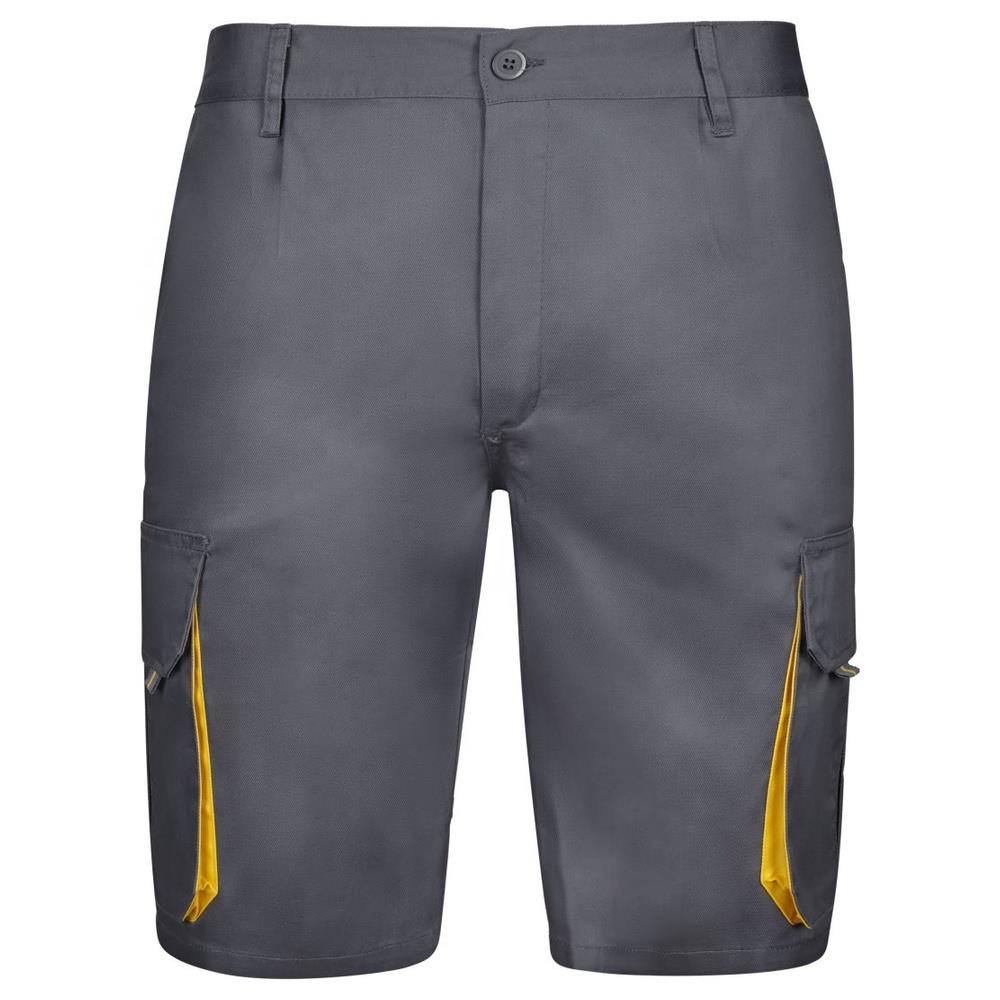 bermuda velilla multitasche total match cod 103007 grigio/giallo 34