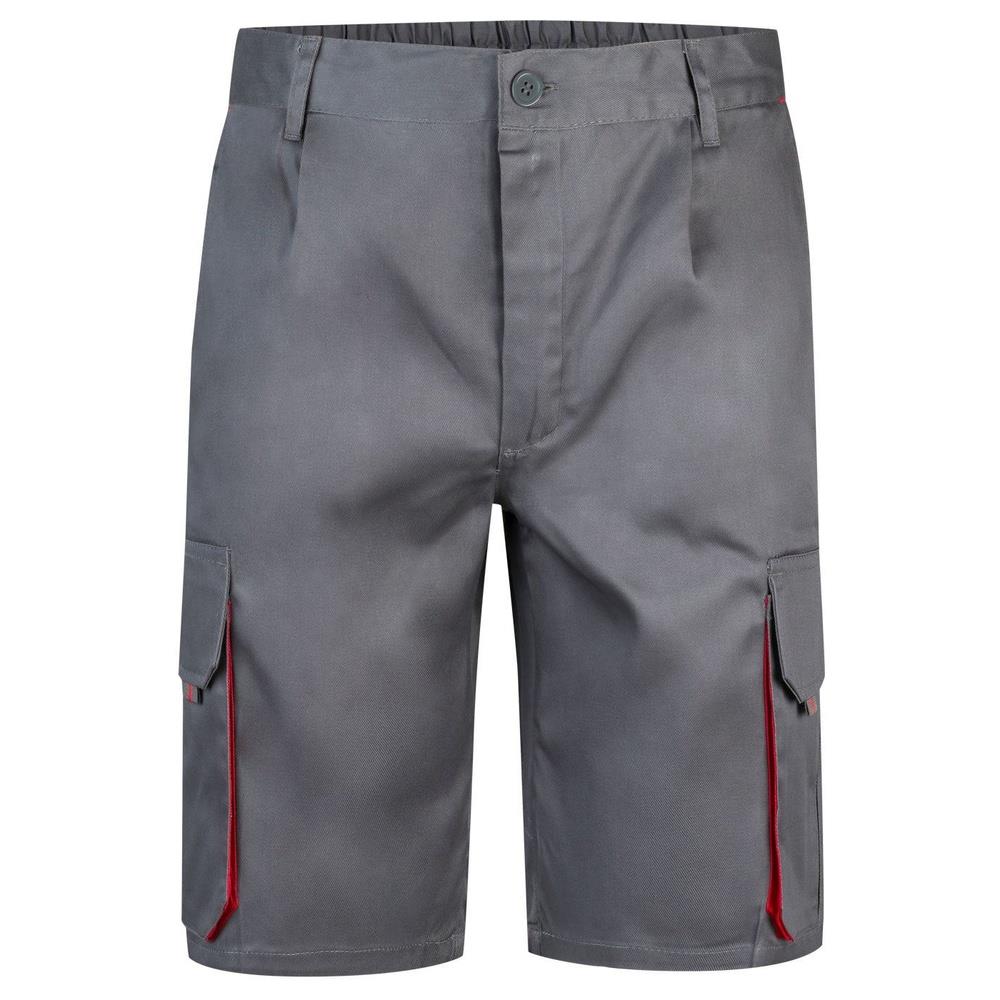 bermuda velilla multitasche total match cod 103007 grigio/rosso 34