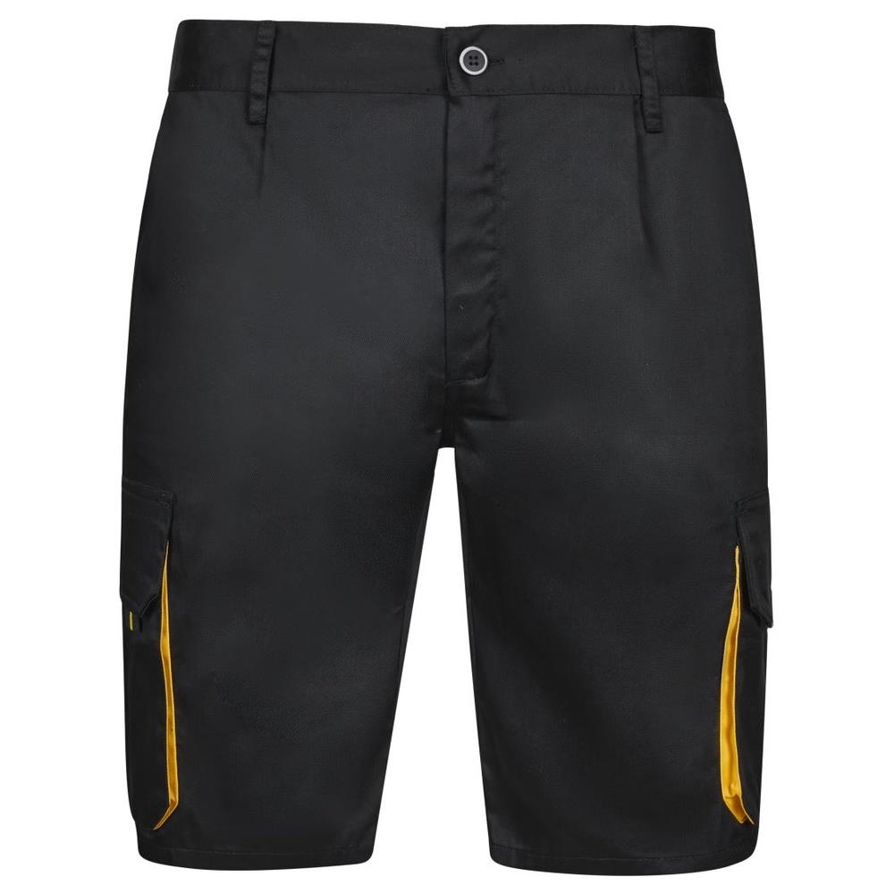 bermuda velilla multitasche total match cod 103007 nero/giallo 34