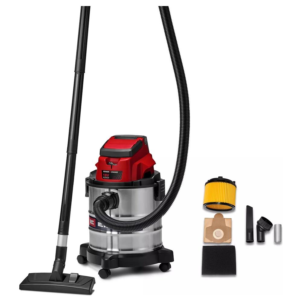 bidone einhell aspira solidi e liquidi a batteria tc-vc 18/20 li
