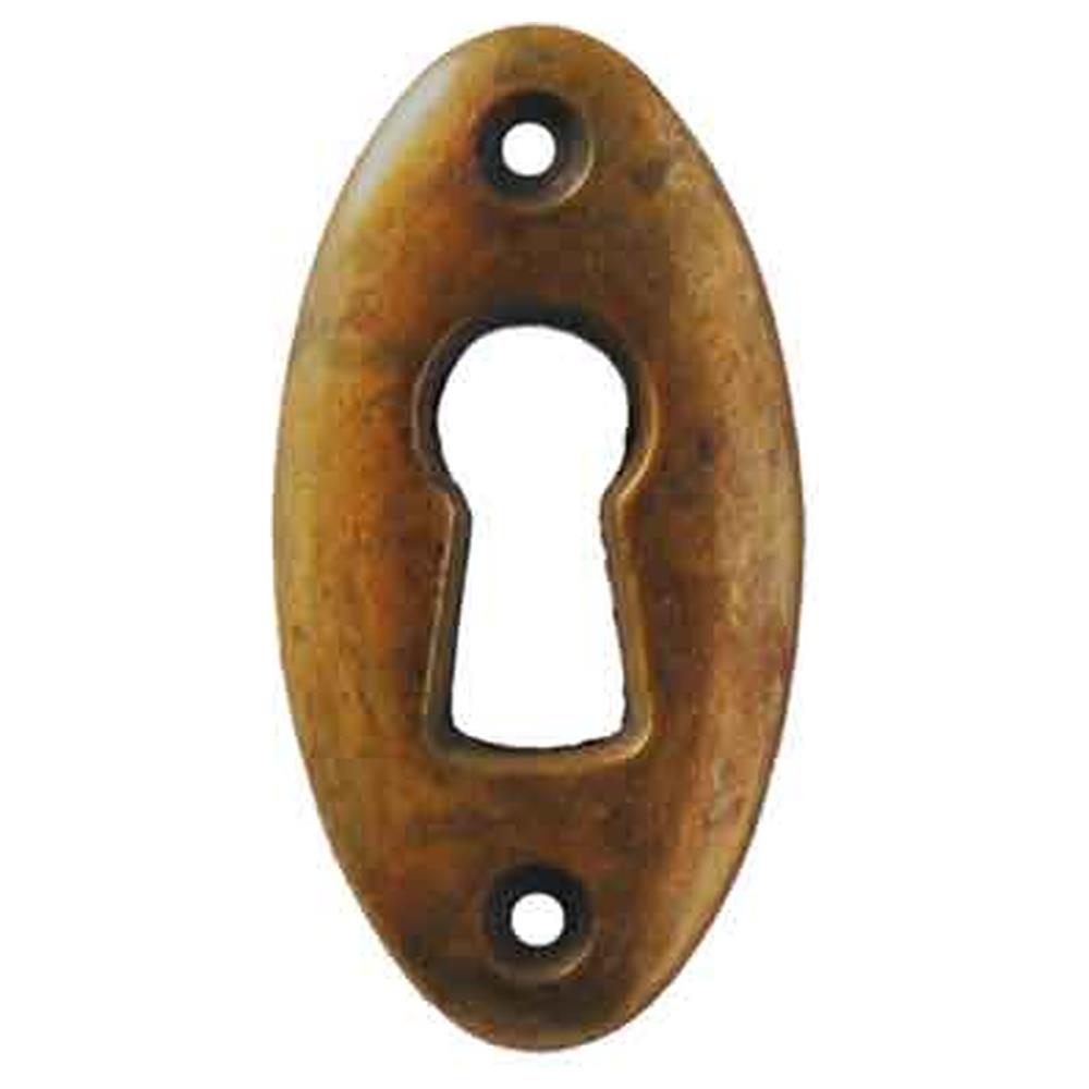 bocchetta per mobili '8065' 18x35 mm - patinato antico
