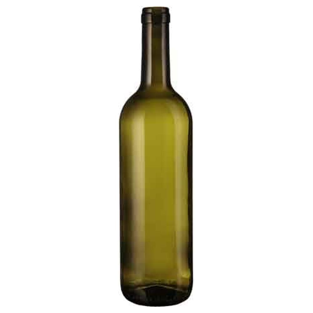 bottiglia in vetro per vino tipo 'bordolese'