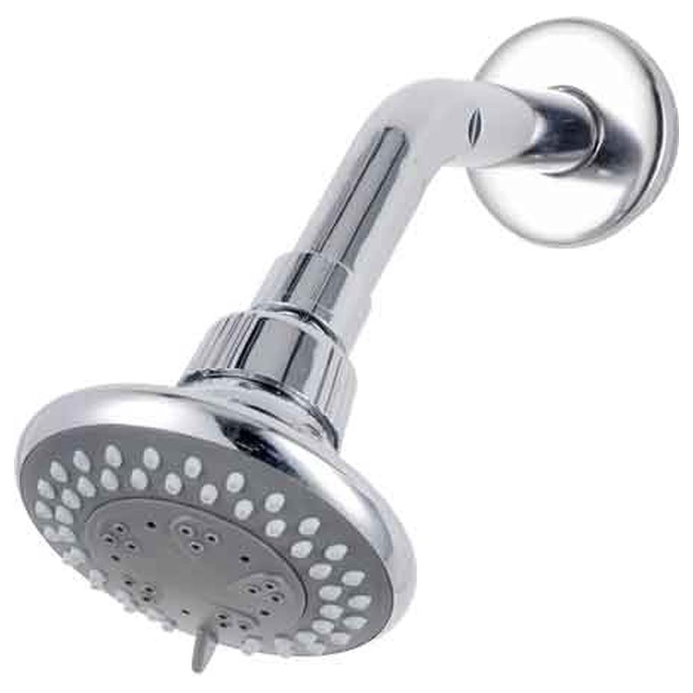 braccio doccia con soffione 3 getti 1/2"