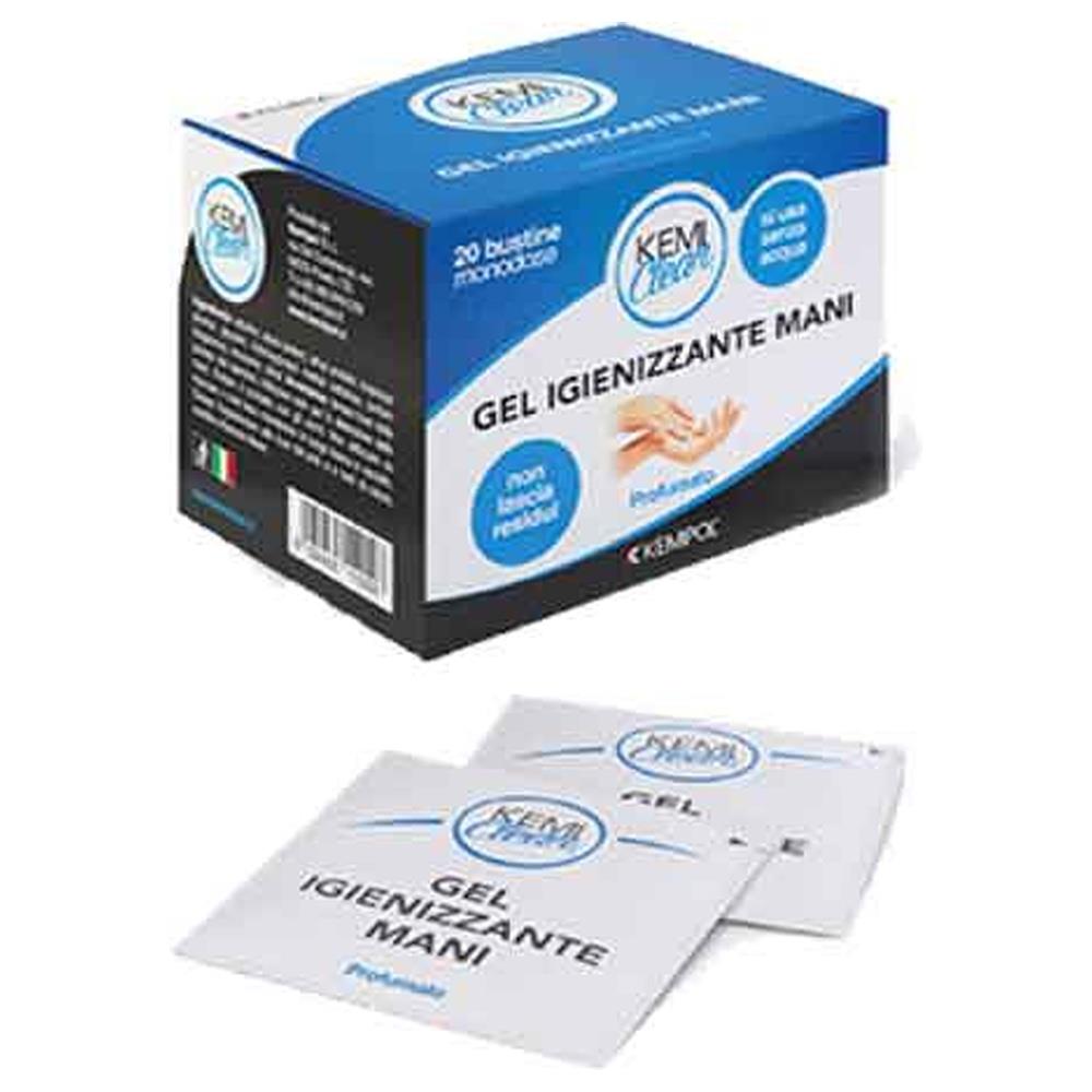 bustine igienizzanti confezione da 20 bustine monodose