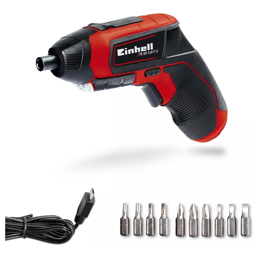 cacciavite einhell a batteria te-sd 3,6/1 li