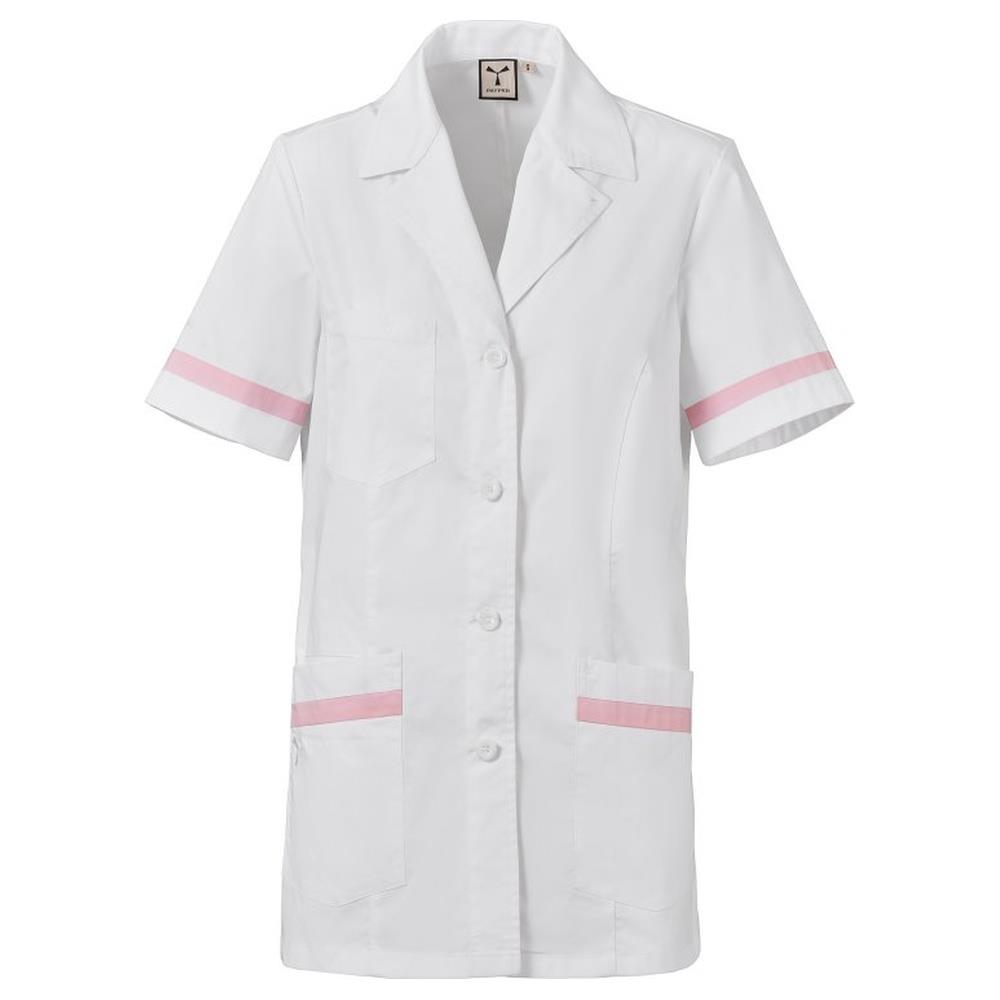 camice manica corta payper care lady bianco/rosa shadow xs
