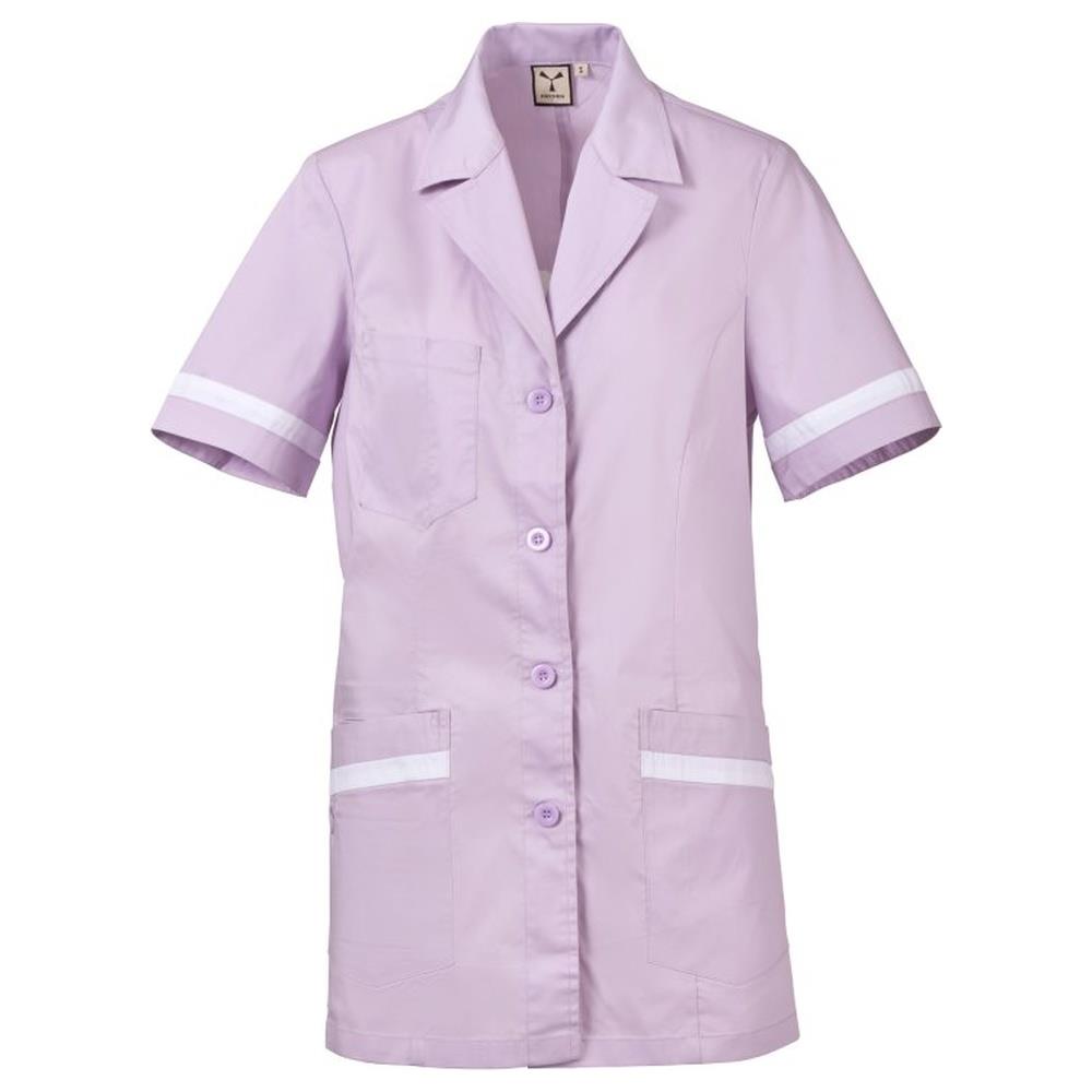 camice manica corta payper care lady lilla/bianco xs