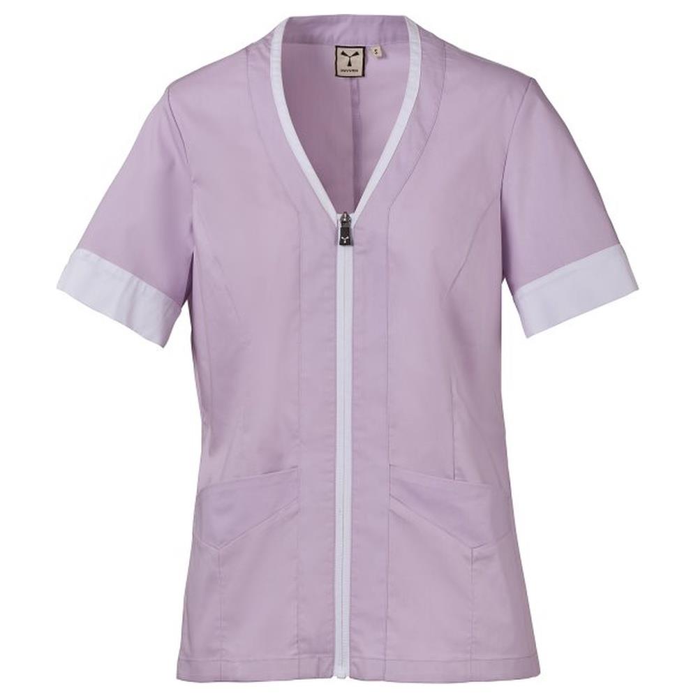 camice manica corta payper giada lady lilla/bianco xs