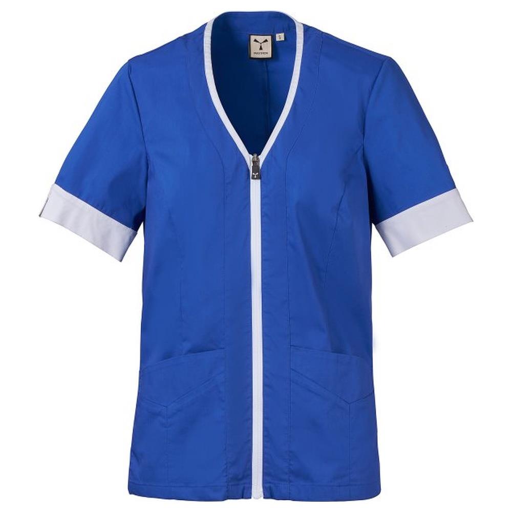 camice manica corta payper giada lady royal/bianco xs