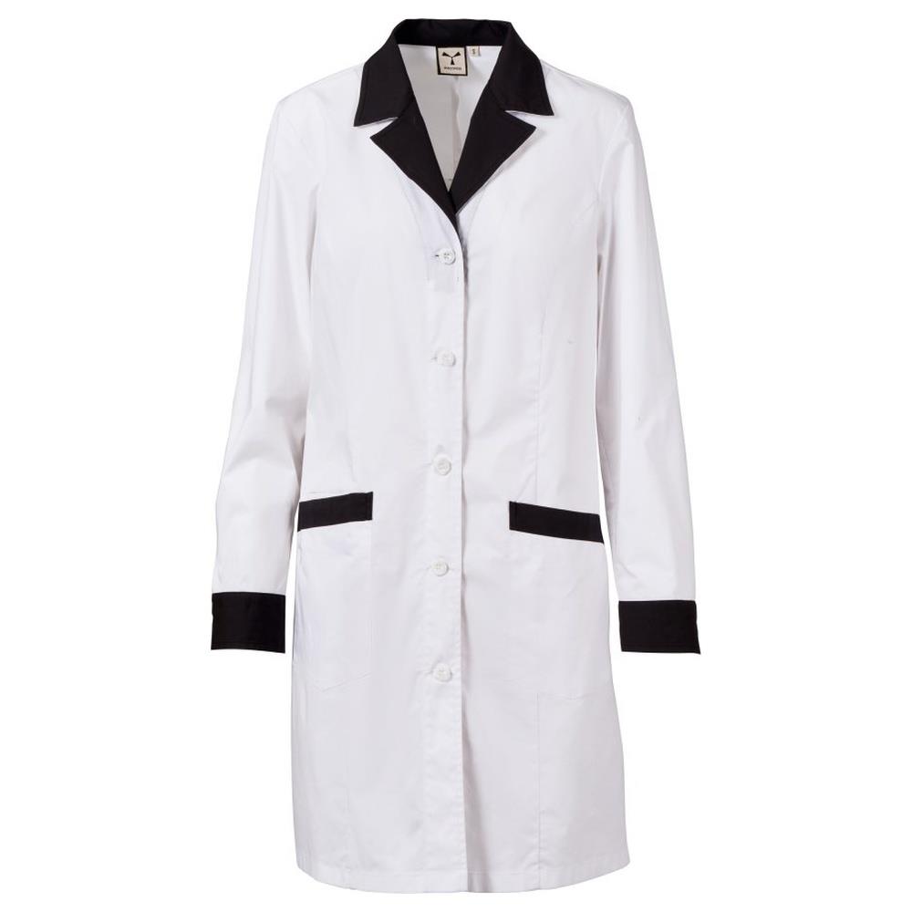 camice manica lunga payper wood lady bianco/nero xs