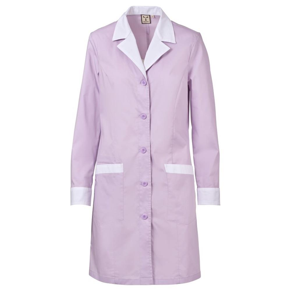 camice manica lunga payper wood lady lilla/bianco xs
