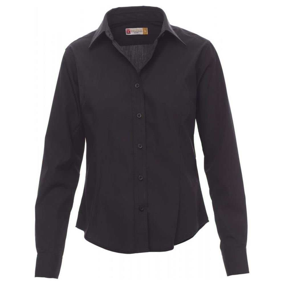 camicea donna manica lunga payper brighton lady nero s