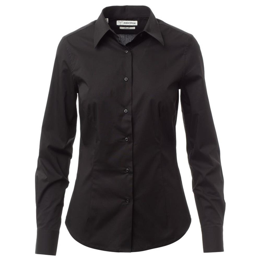 camicea donna manica lunga payper florentia lady nero 38