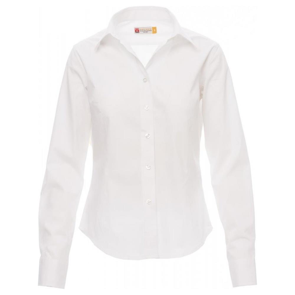 camicea donna manica lunga payper manager lady bianco s