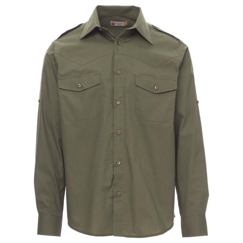 camicea manica lunga payper trophy verde militare s