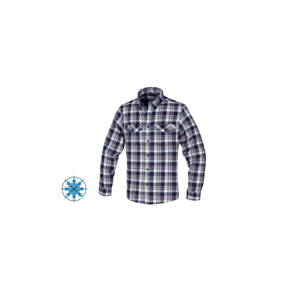 camicia a quadri in flanella, morbida e calda, per garantire il massimo comfort durante il lavoro. beta 7545f xs