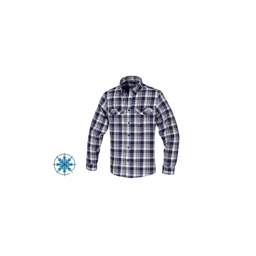 camicia a quadri in flanella, morbida e calda, per garantire il massimo comfort durante il lavoro. beta 7545f
