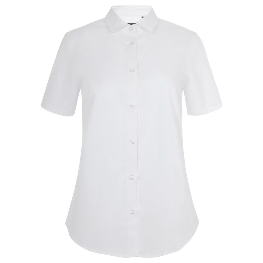 camicia velilla elasticizzata maniche corta do cod 405018s bianco xs