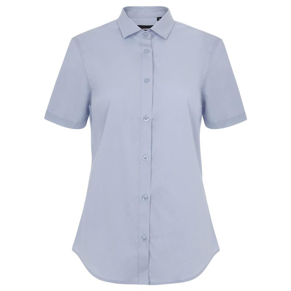 camicia velilla elasticizzata maniche corta do cod 405018s celeste xs