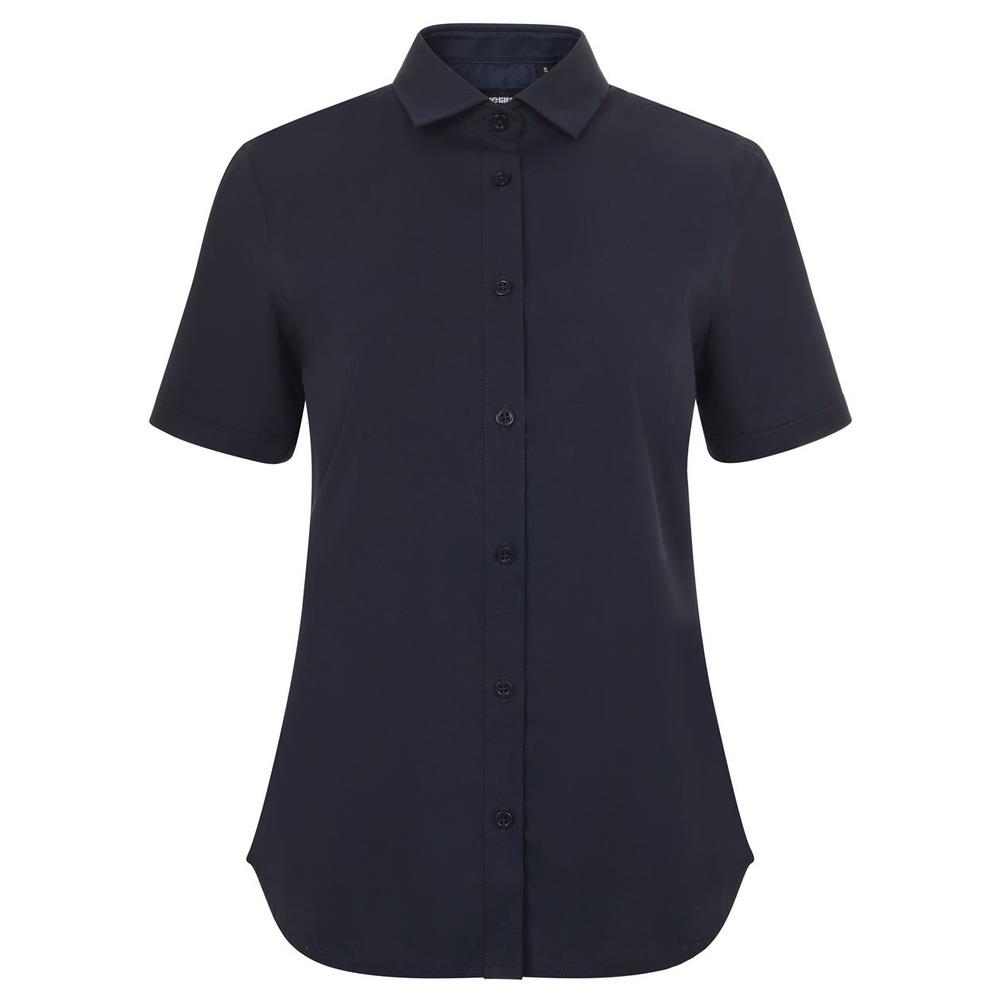 camicia velilla elasticizzata maniche corta do cod 405018s navy xs