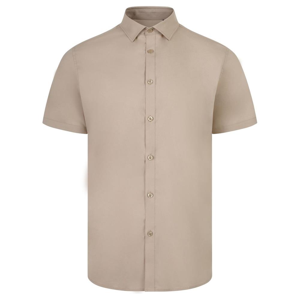 camicia velilla elasticizzata maniche corta uo cod 405016s beige chiaro s