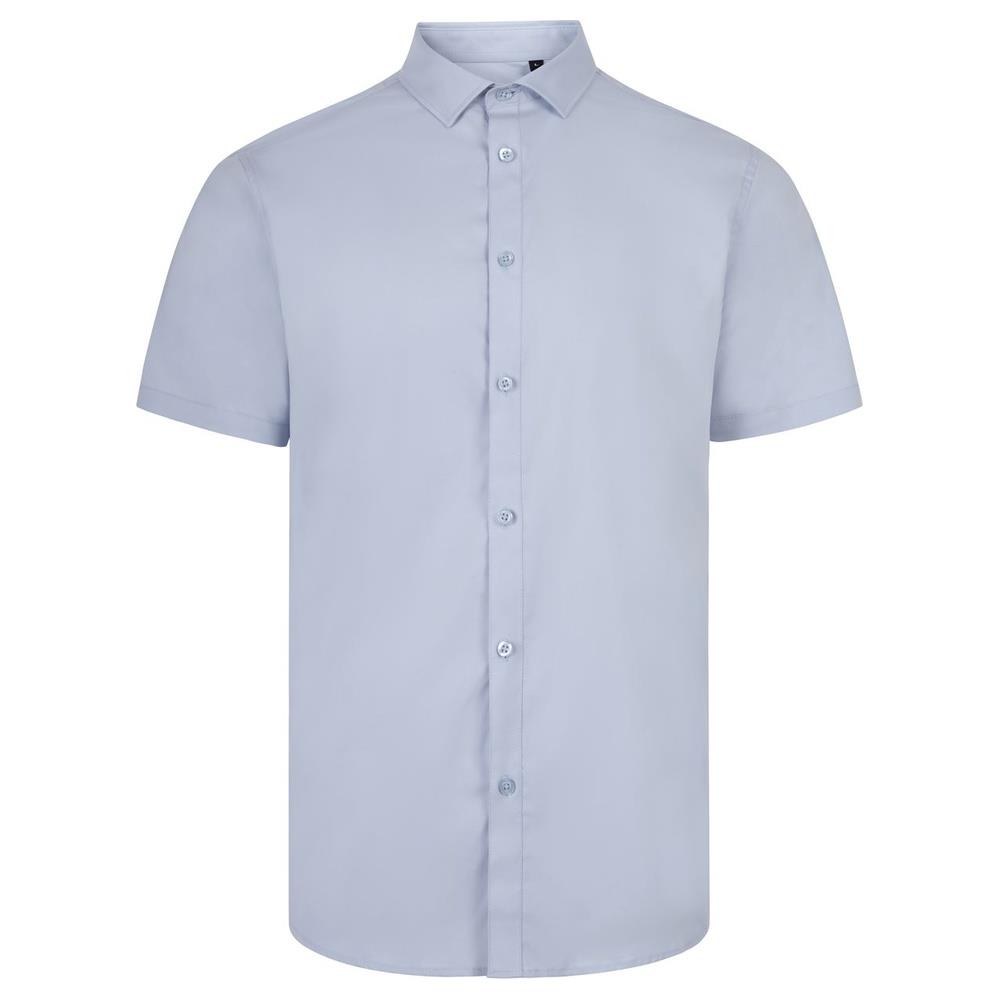 camicia velilla elasticizzata maniche corta uo cod 405016s celeste s