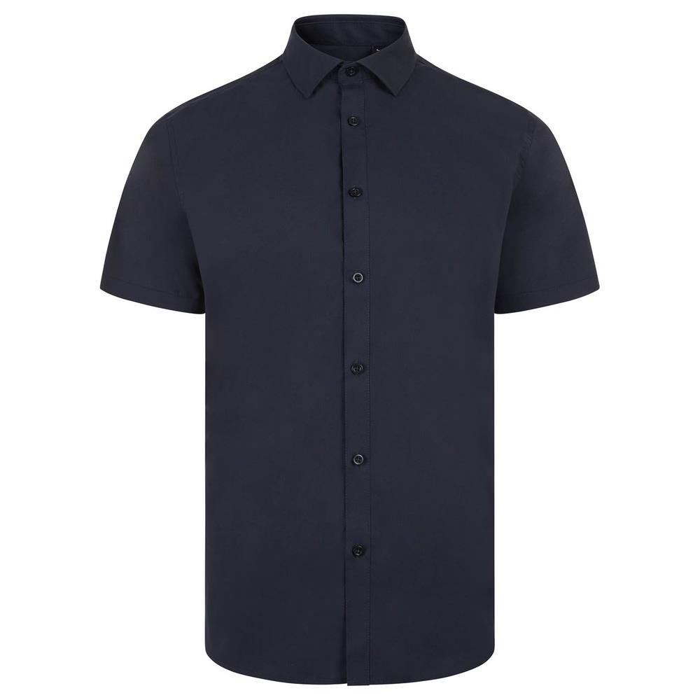 camicia velilla elasticizzata maniche corta uo cod 405016s navy s