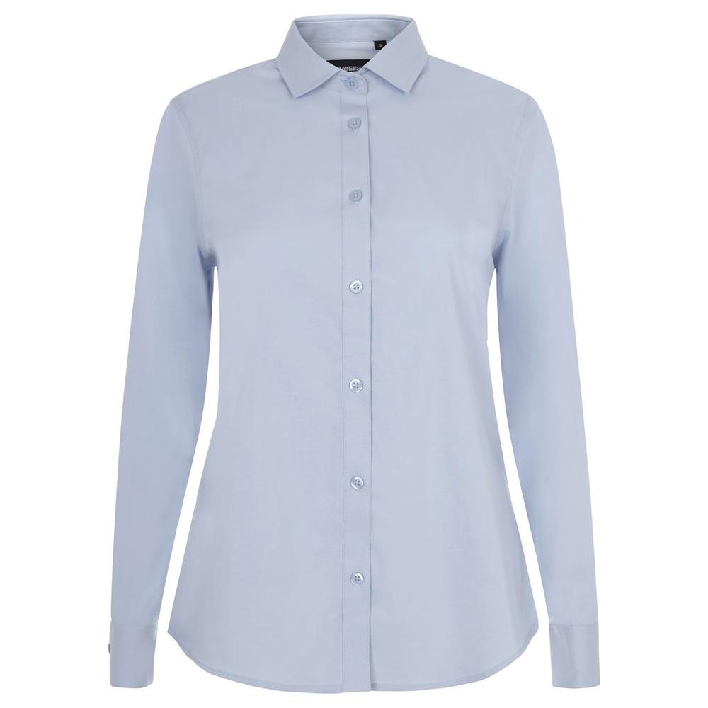 camicia velilla elasticizzata maniche lunga do cod 405019s celeste xs