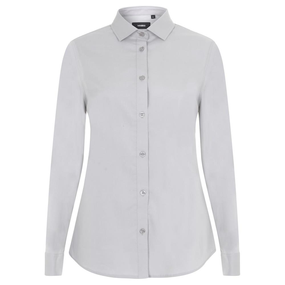 camicia velilla elasticizzata maniche lunga do cod 405019s grigio ghiaccio xs