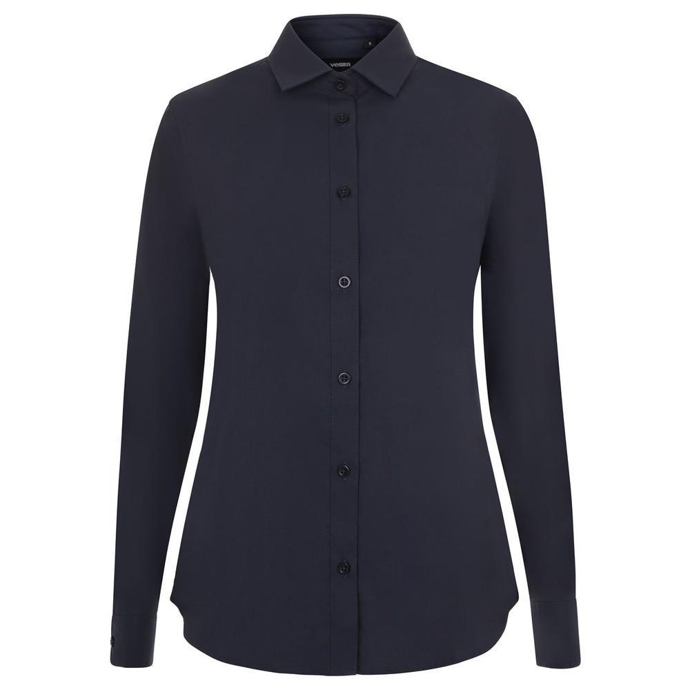 camicia velilla elasticizzata maniche lunga do cod 405019s navy xs