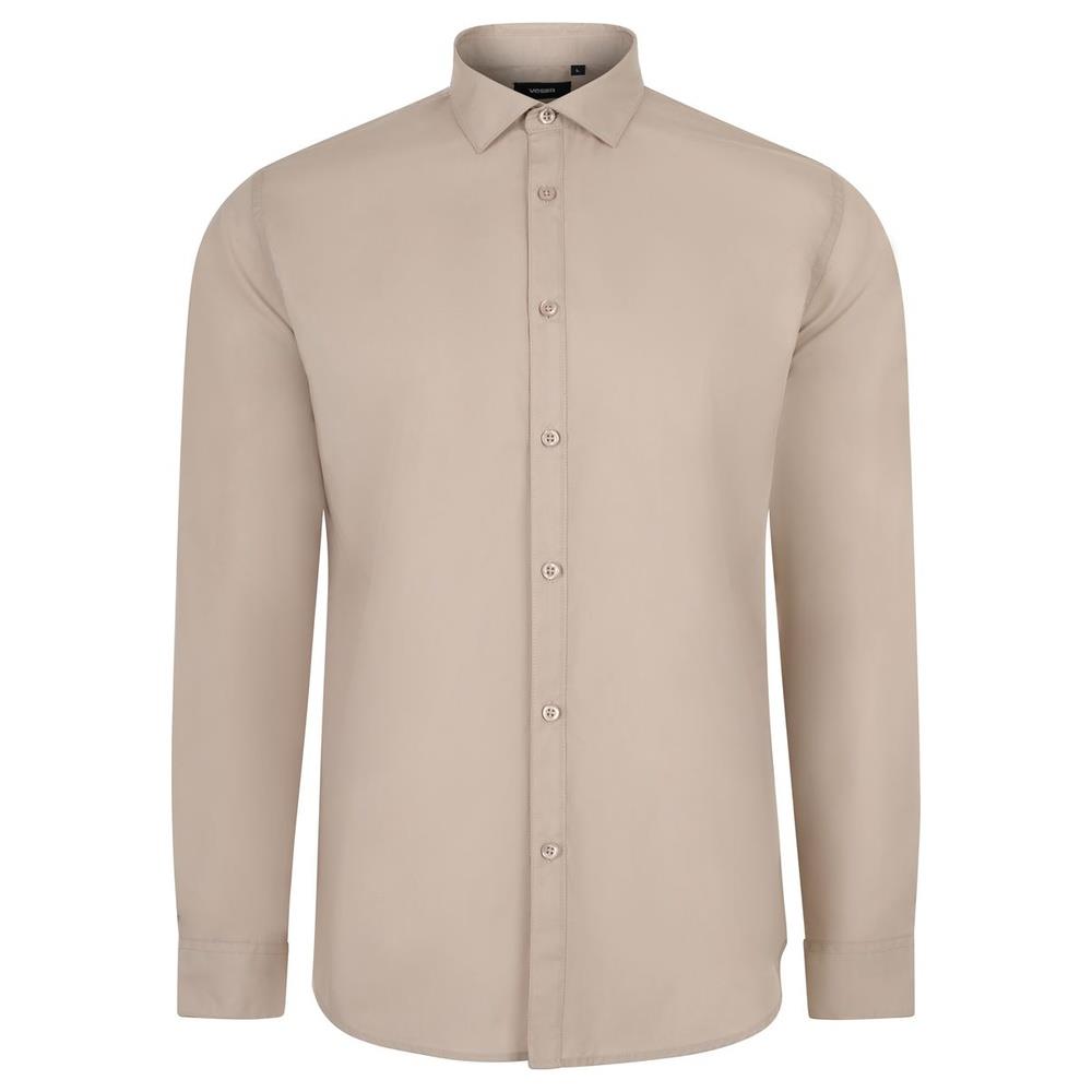 camicia velilla elasticizzata maniche lunga uo cod 405017s beige chiaro s