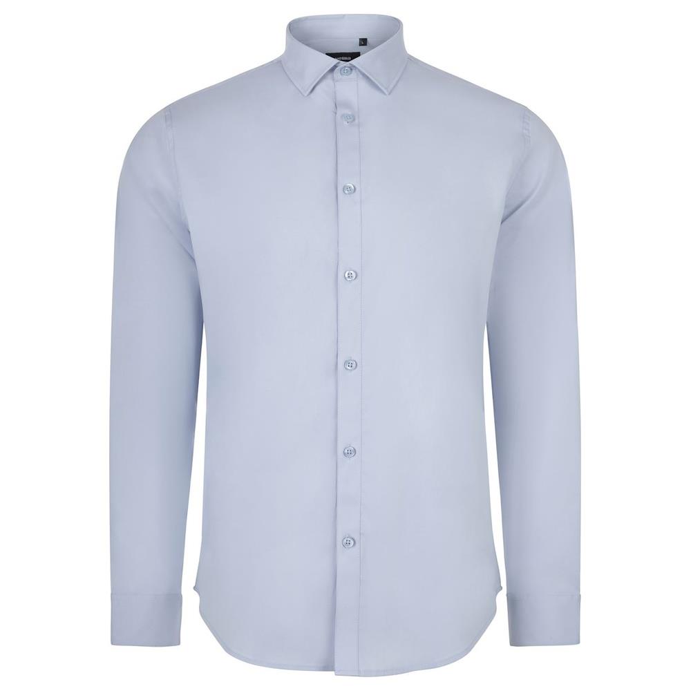 camicia velilla elasticizzata maniche lunga uo cod 405017s celeste s