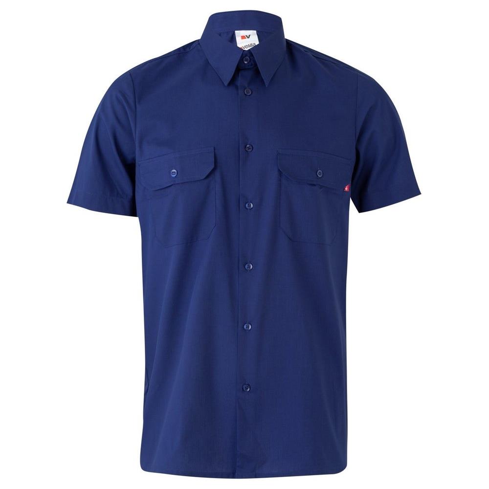 camicia velilla maniche corta cod 522 bluette s