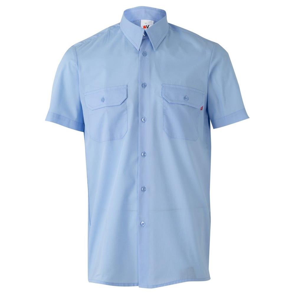 camicia velilla maniche corta cod 522 celeste s