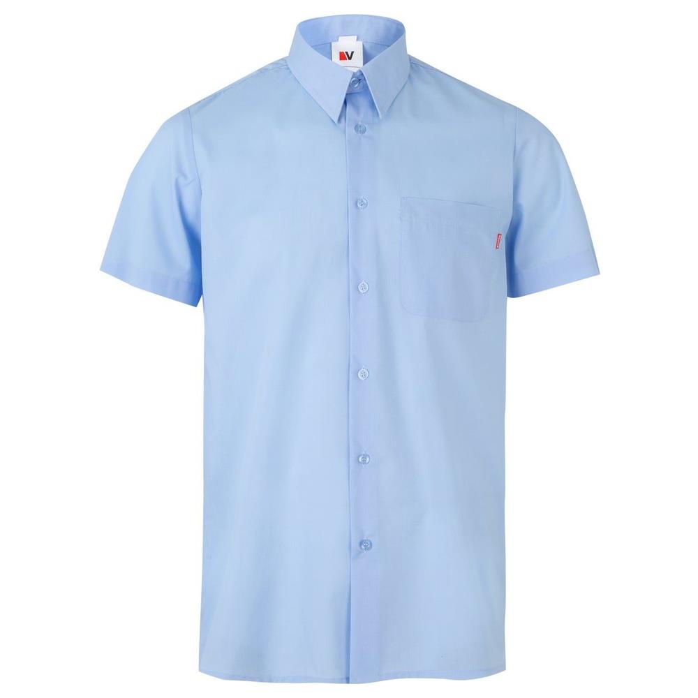 camicia velilla maniche corta cod 531 celeste s