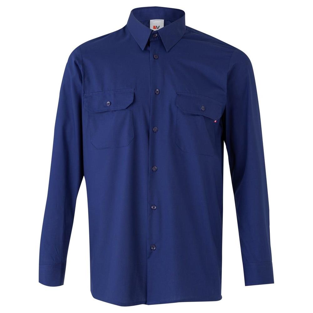 camicia velilla maniche lunga cod 520 bluette s
