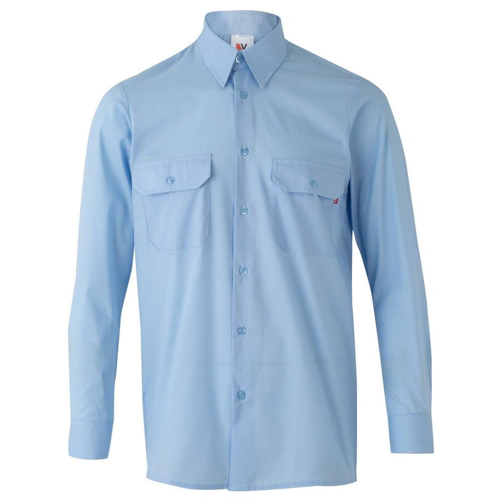 camicia velilla maniche lunga cod 520 celeste s