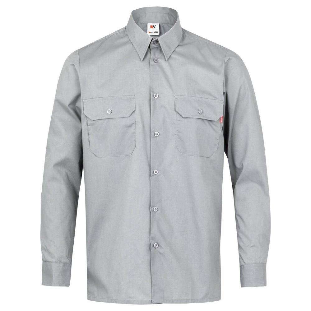 camicia velilla maniche lunga cod 520 grigio s