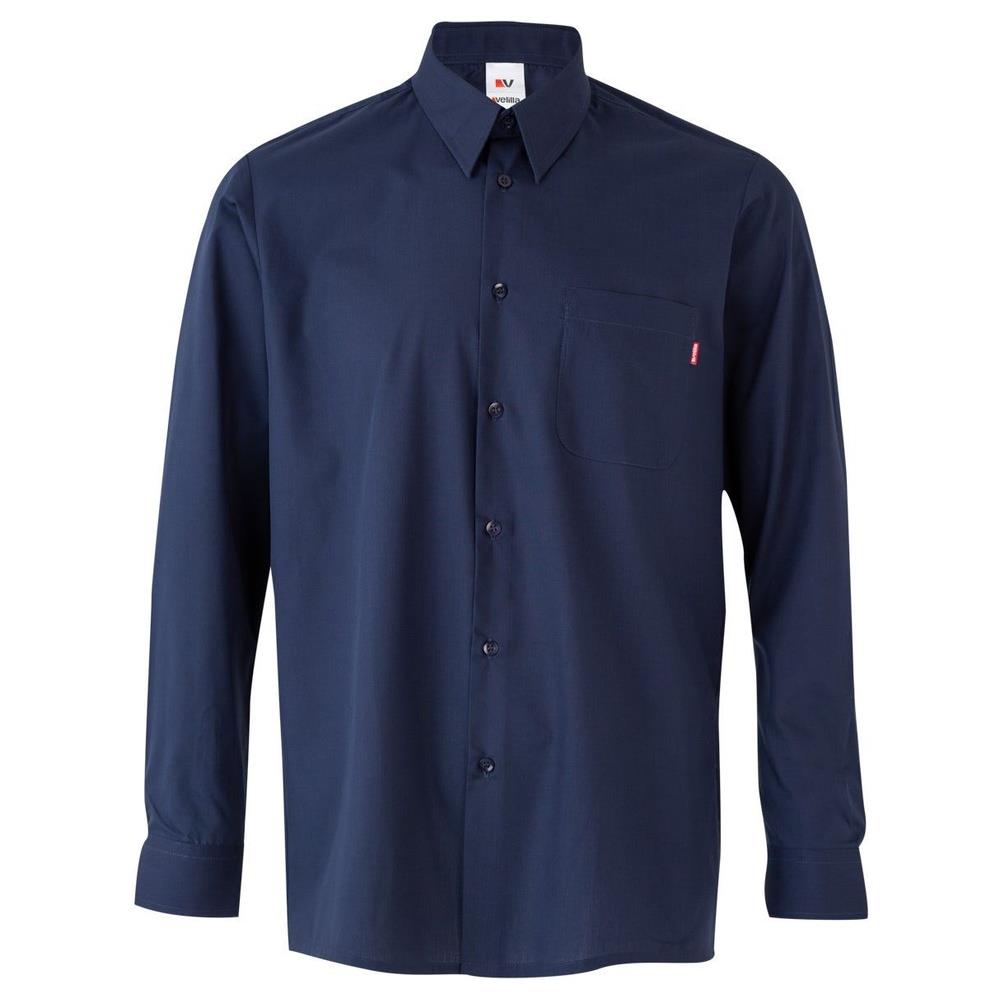 camicia velilla maniche lunga cod 529 azul marino s