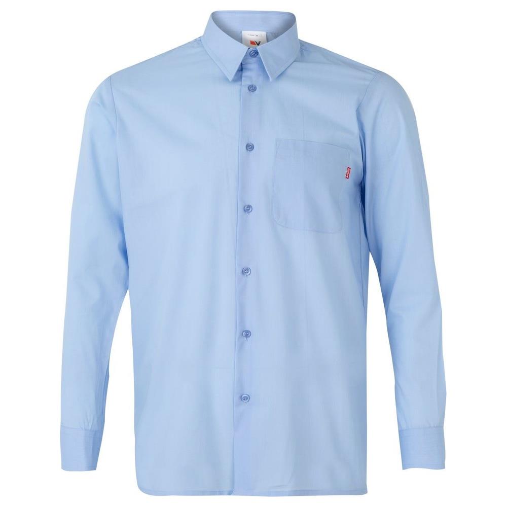 camicia velilla maniche lunga cod 529 celeste s