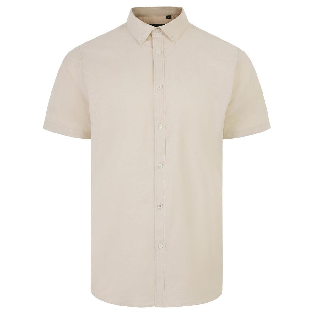camicia velilla oxford elasticizzata maniche c cod 405024s beige chiaro s