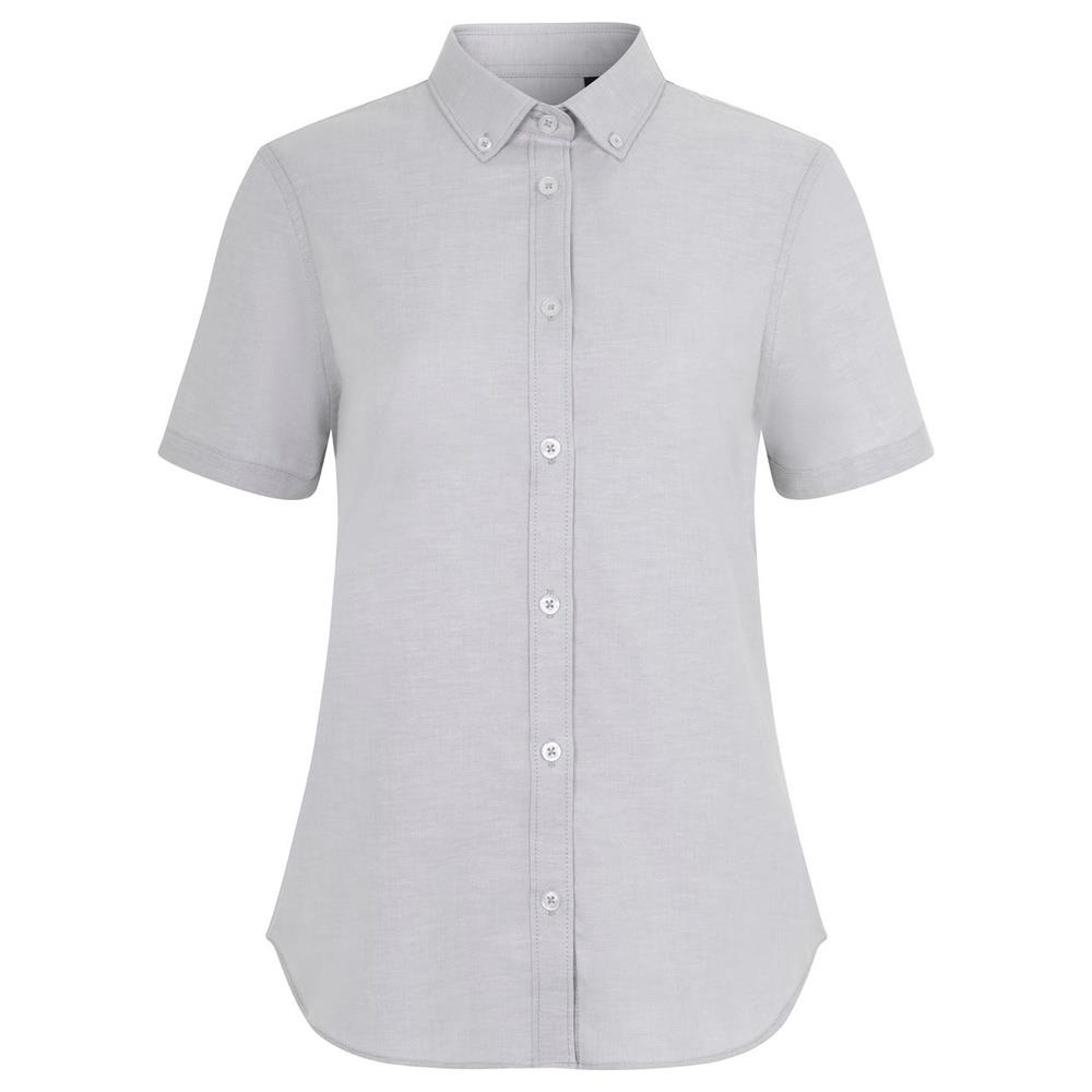camicia velilla oxford elasticizzata maniche c cod 405025s grigio ghiaccio xs