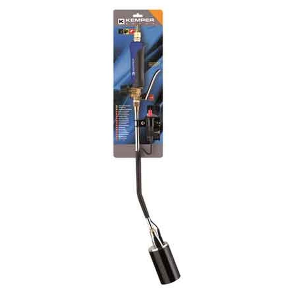 cannello da riscaldo c/leva accensione piezo kemper 63 cm - bruciatore ø 60 mm