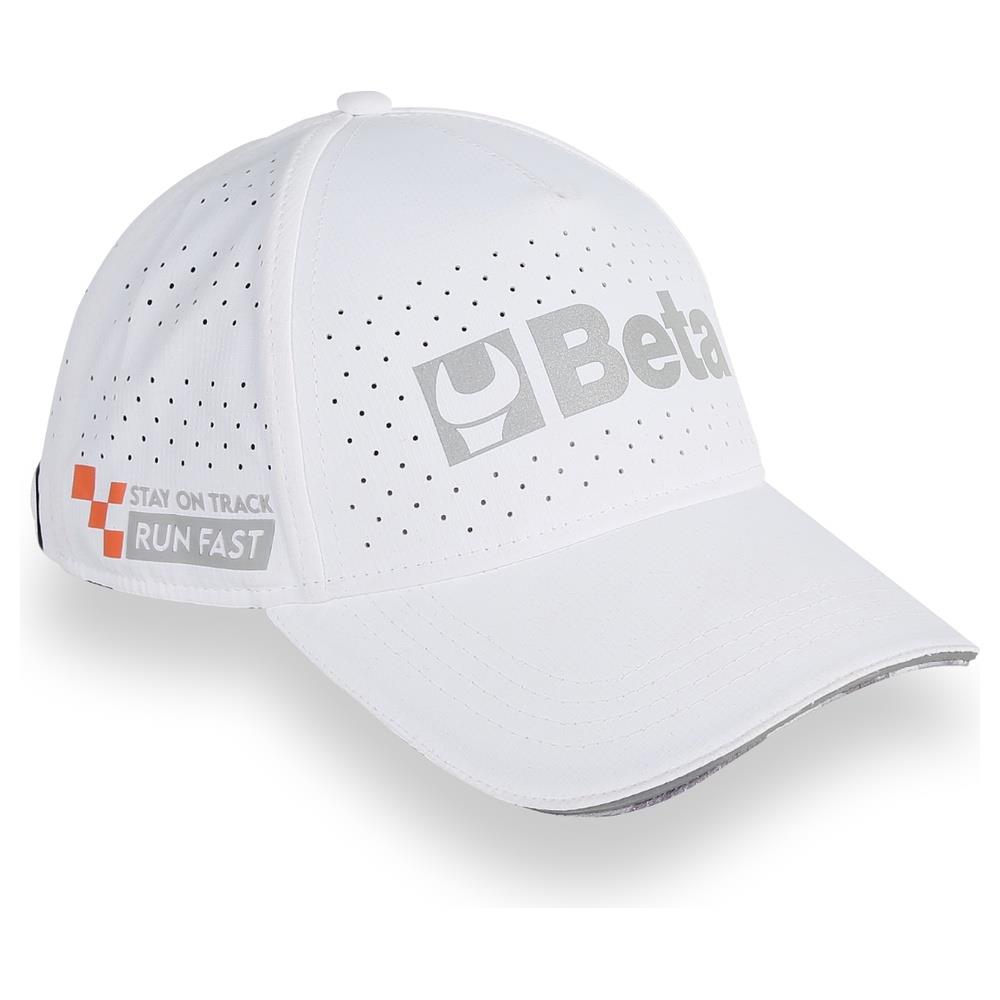 cappellino beta da baseball bianco con visiera curva betacollection 9525wb