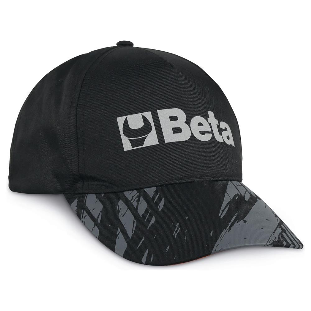cappellino beta nero, design classico con visiera curva beta 7982n