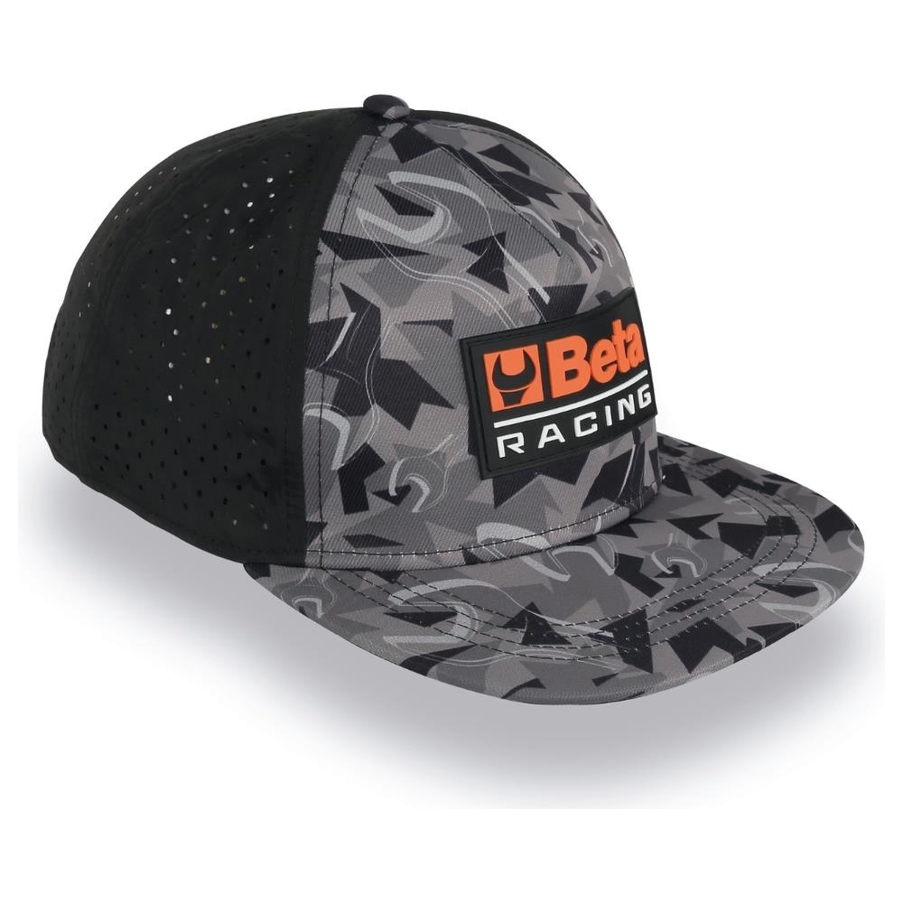 cappellino beta racing camouflage con visiera piatta. betacollection 9525cm