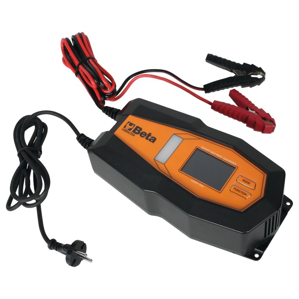 caricabatterie elettronico 12-24v multifunzione beta 1498h/25a