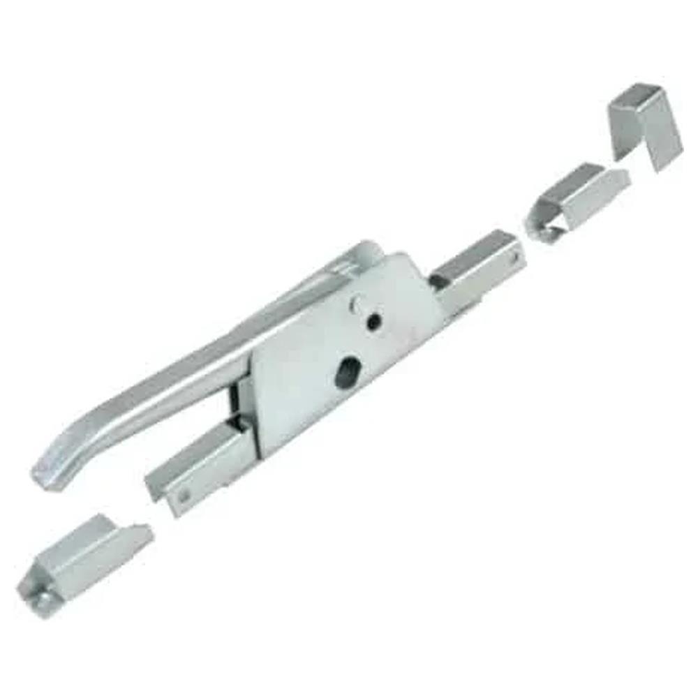 cariglione in acciaio zincato a doppia azione per aste 14x14 mm