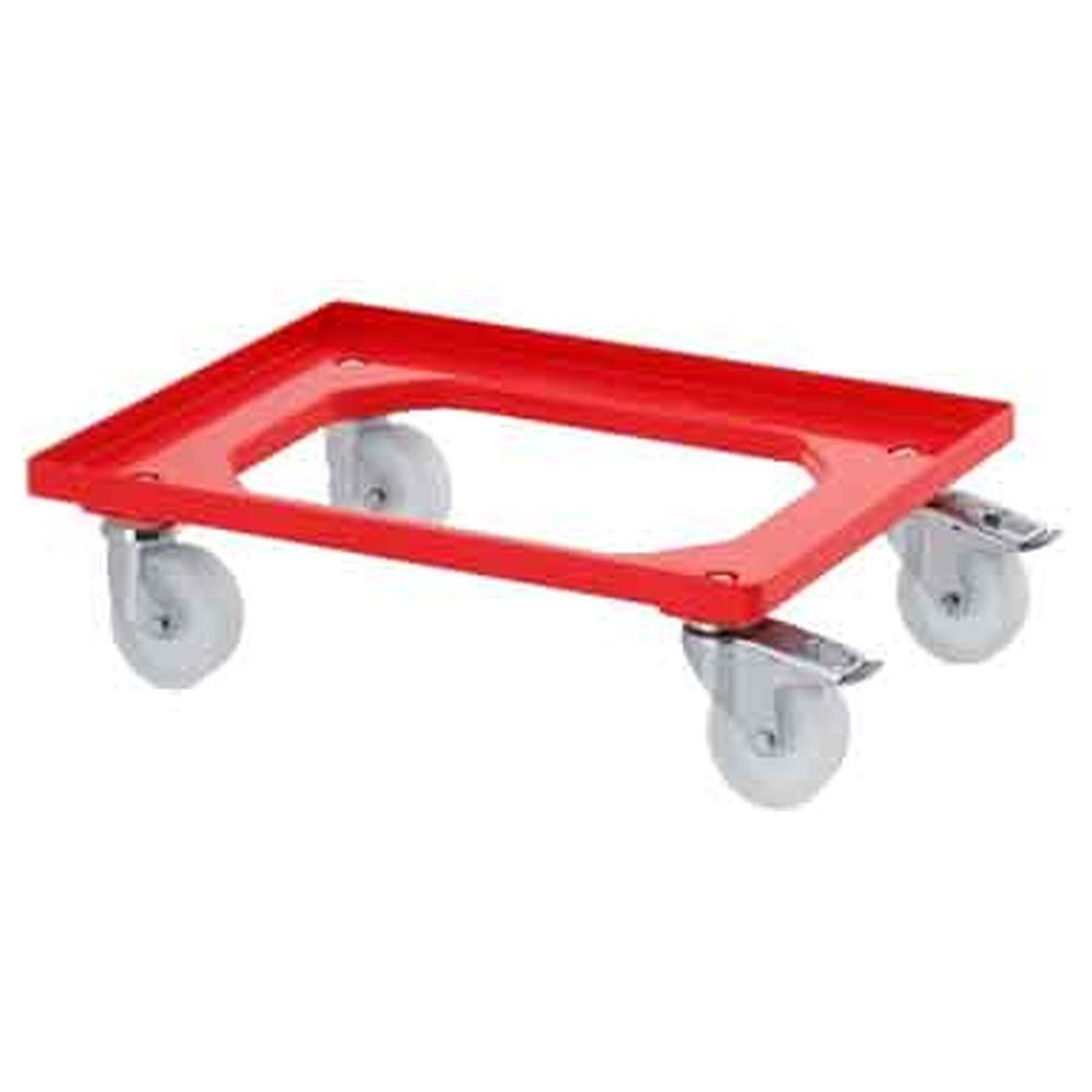 carrello per cassette alimenti 62x42x14h cm